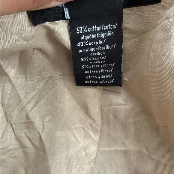 Calvin Klein Jeans Tweed Multicolor Zip-Up Jacket Size M - Picture 10 of 13